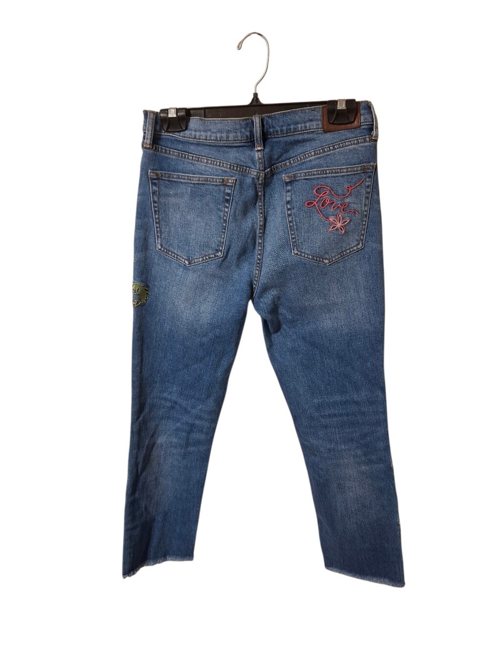 Johnny Was Embroidered Jeans with Multicolor Motifs (Size 27) - Picture 2 of 10